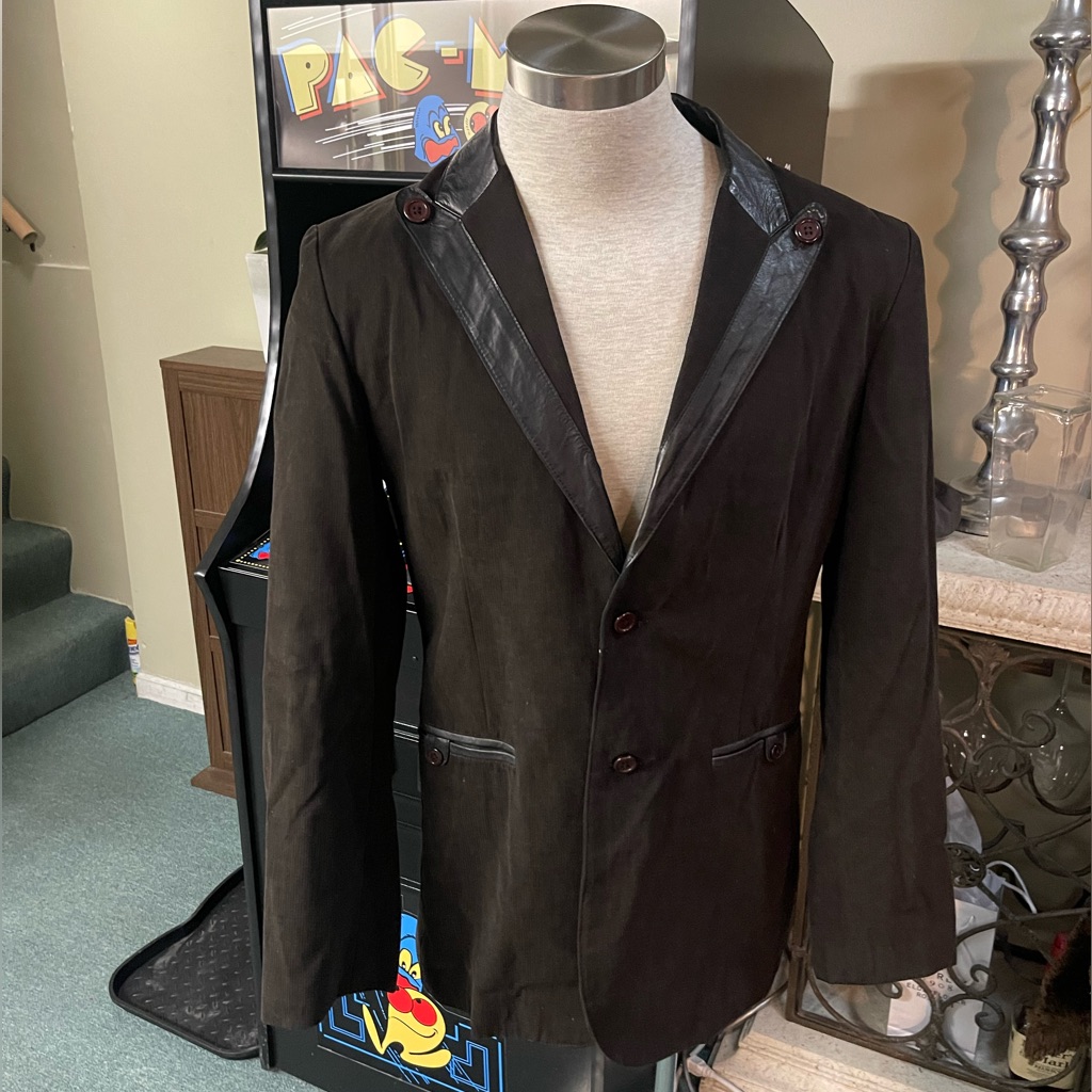 Armani Exchange Brown Mens Blazer Size 44l